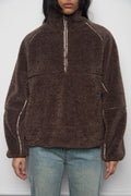 Leatherline Sherpa Half-Zip