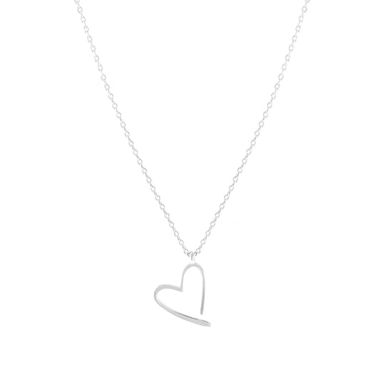 Heart Outline Necklace
