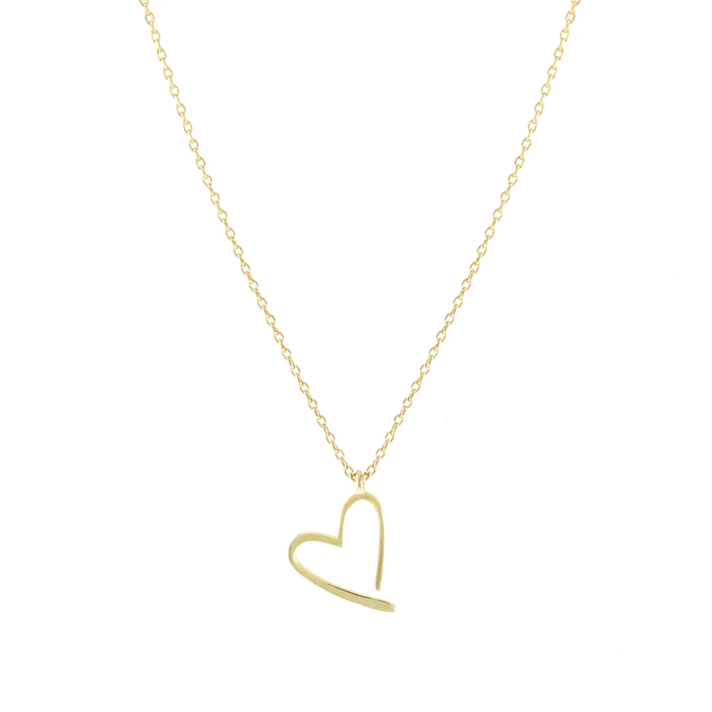 Heart Outline Necklace