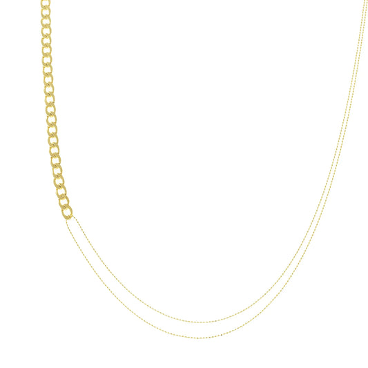 Dual Layered Chain Necklace