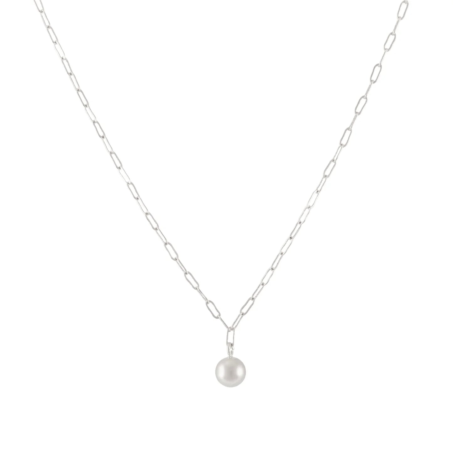 Matte Ball Pendant Necklace