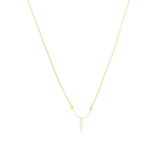 Fine Chain Freshwater Pearl Necklace