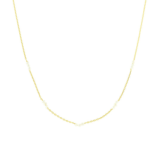 Cluster Trio Freshwater Pearl Necklace