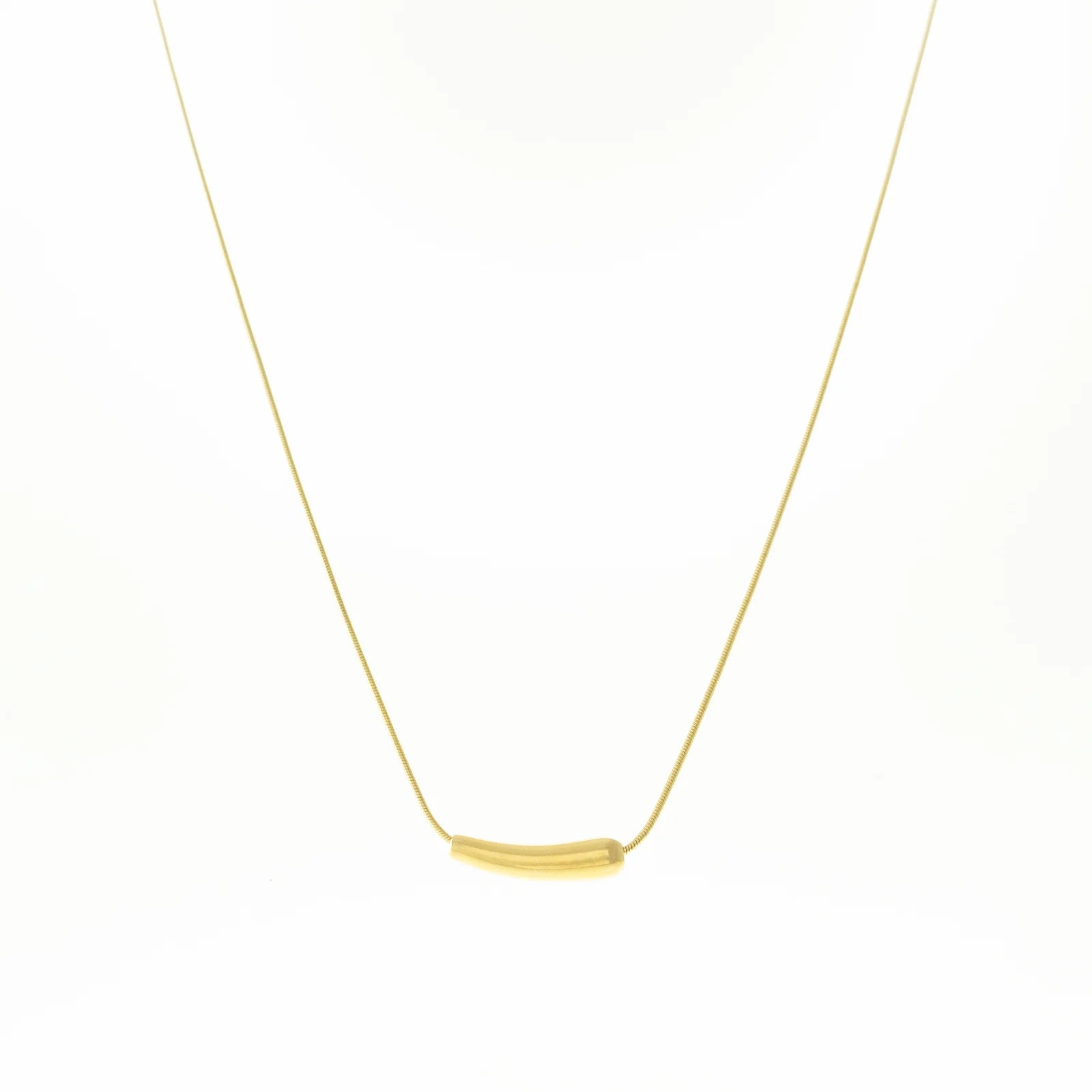 Tube Pendant Necklace