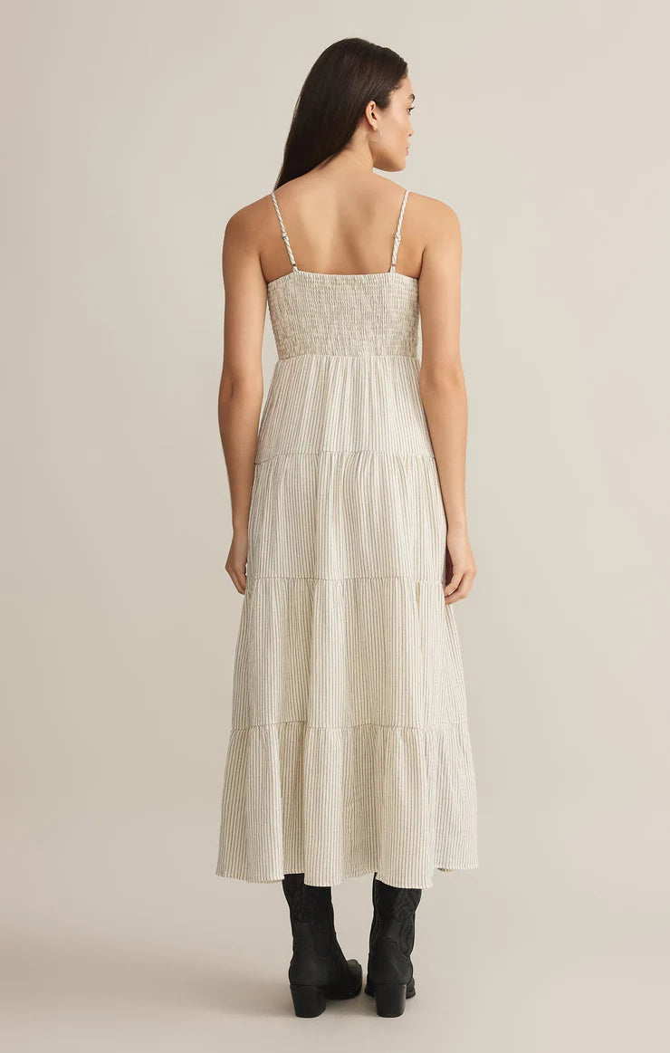 Balos Striped Gauze Maxi Dress