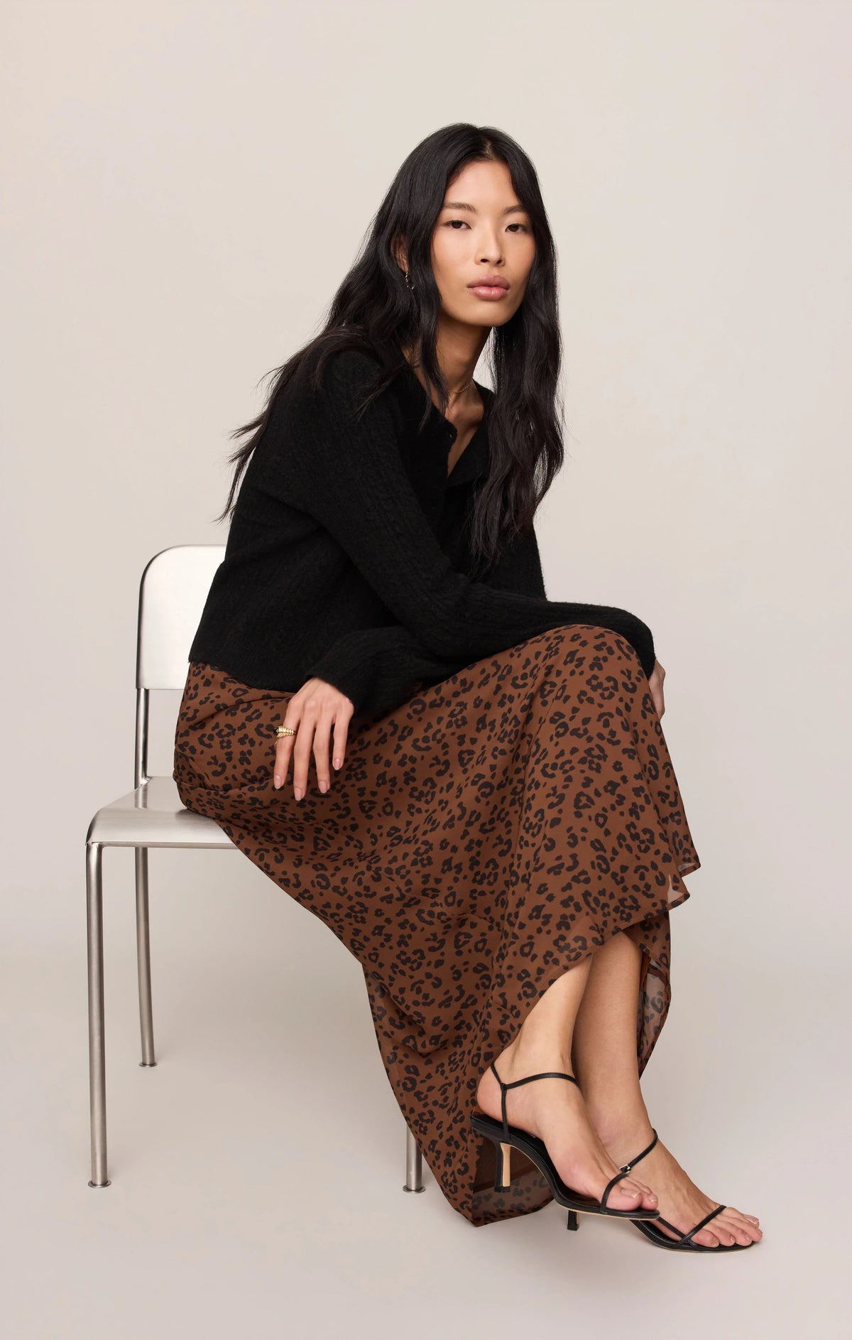 Europa Leopard Maxi Skirt