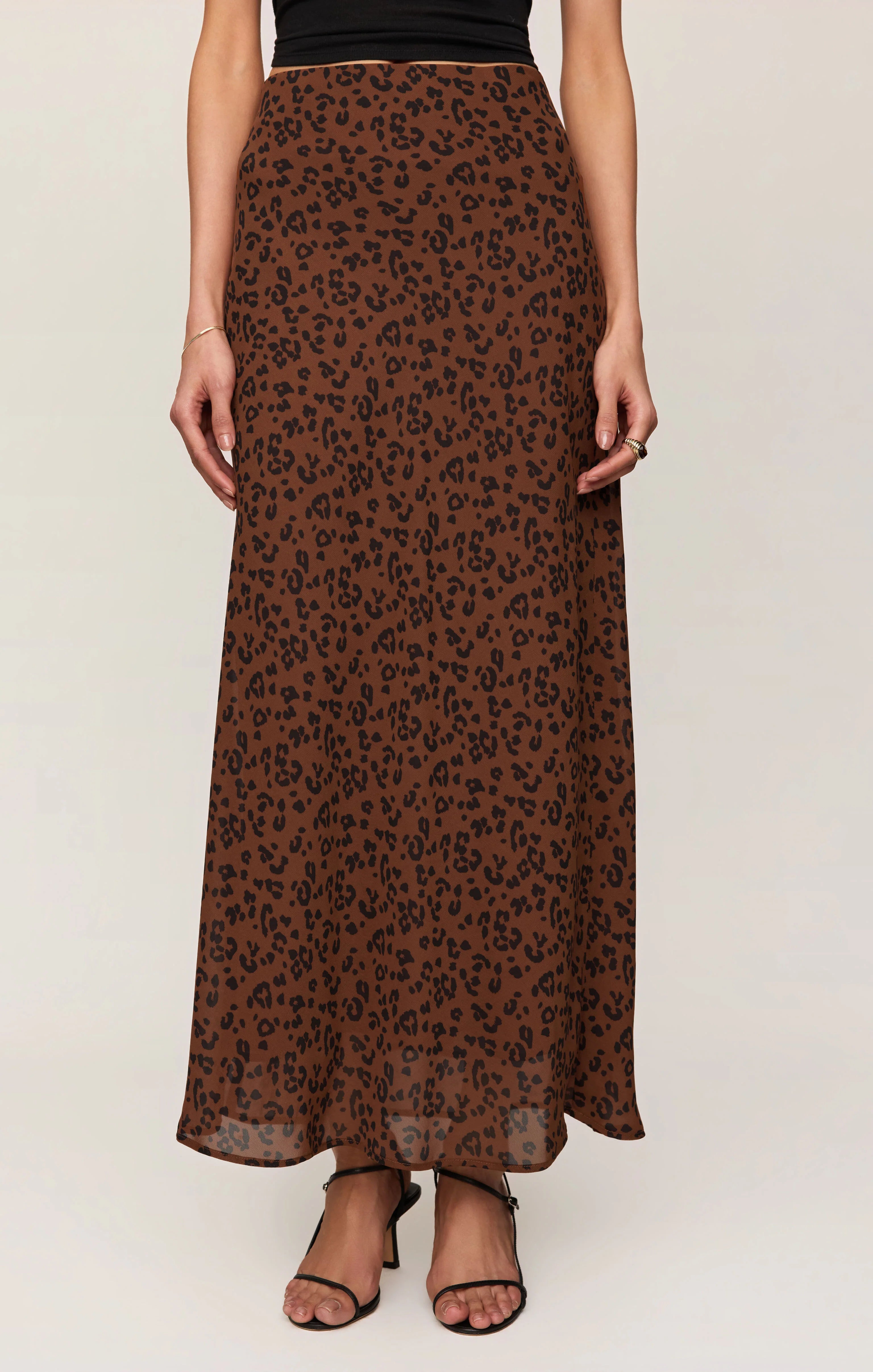 Europa Leopard Maxi Skirt