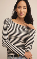 Pristine Striped Long Sleeve Tee
