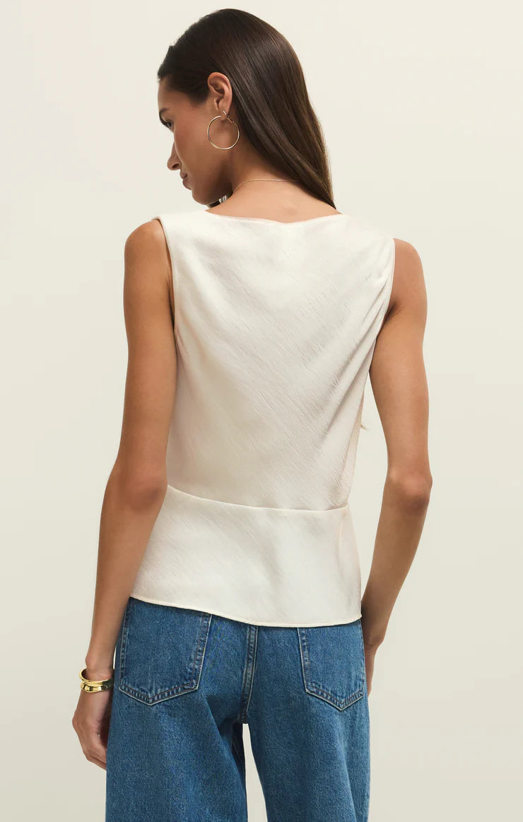 Luana Luxe Satin Top