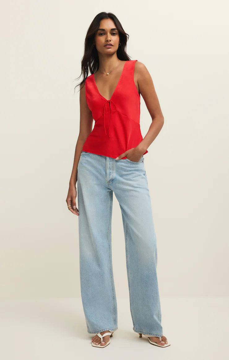 Luana Luxe Satin Top