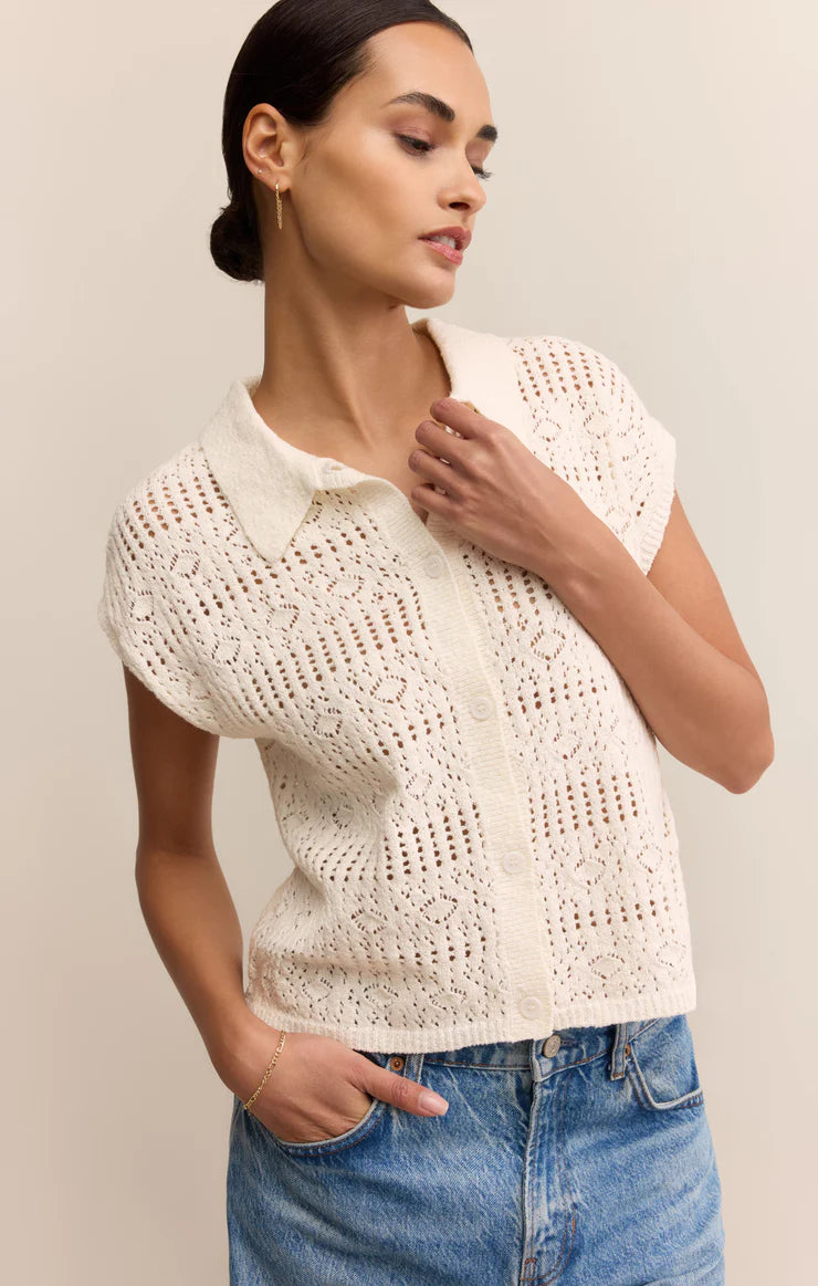 Kinsley Cotton Sweater Top