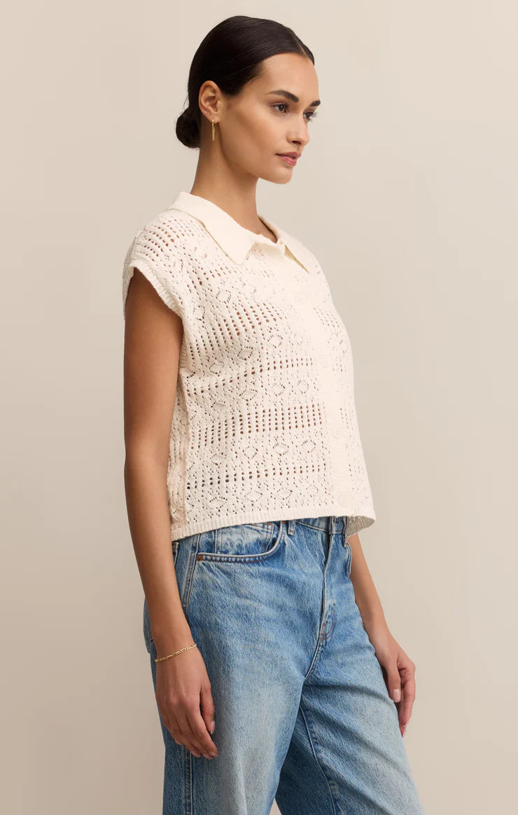 Kinsley Cotton Sweater Top