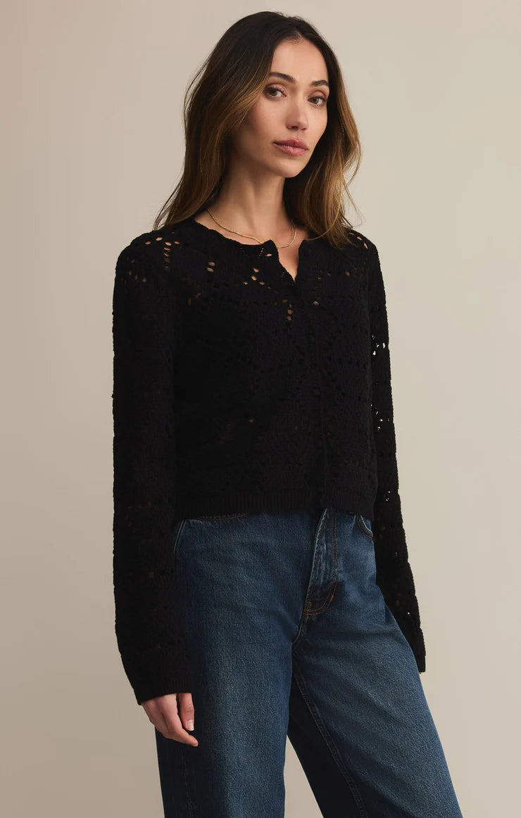 Rosalyn Diamond Sweater Cardigan