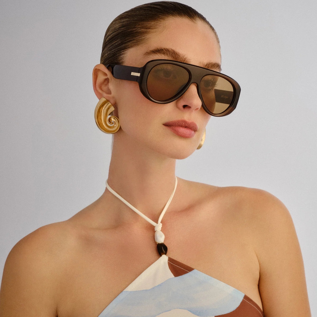 Dream Boat Oversized Aviator Sunglasses