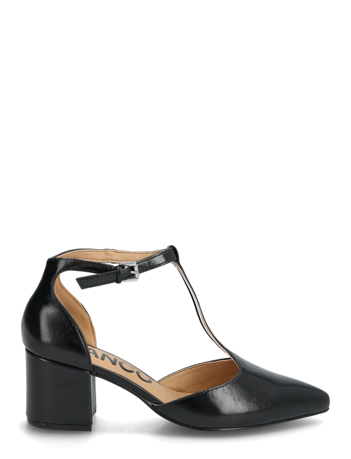 Biadevived T-Strap Faux Leather Pumps