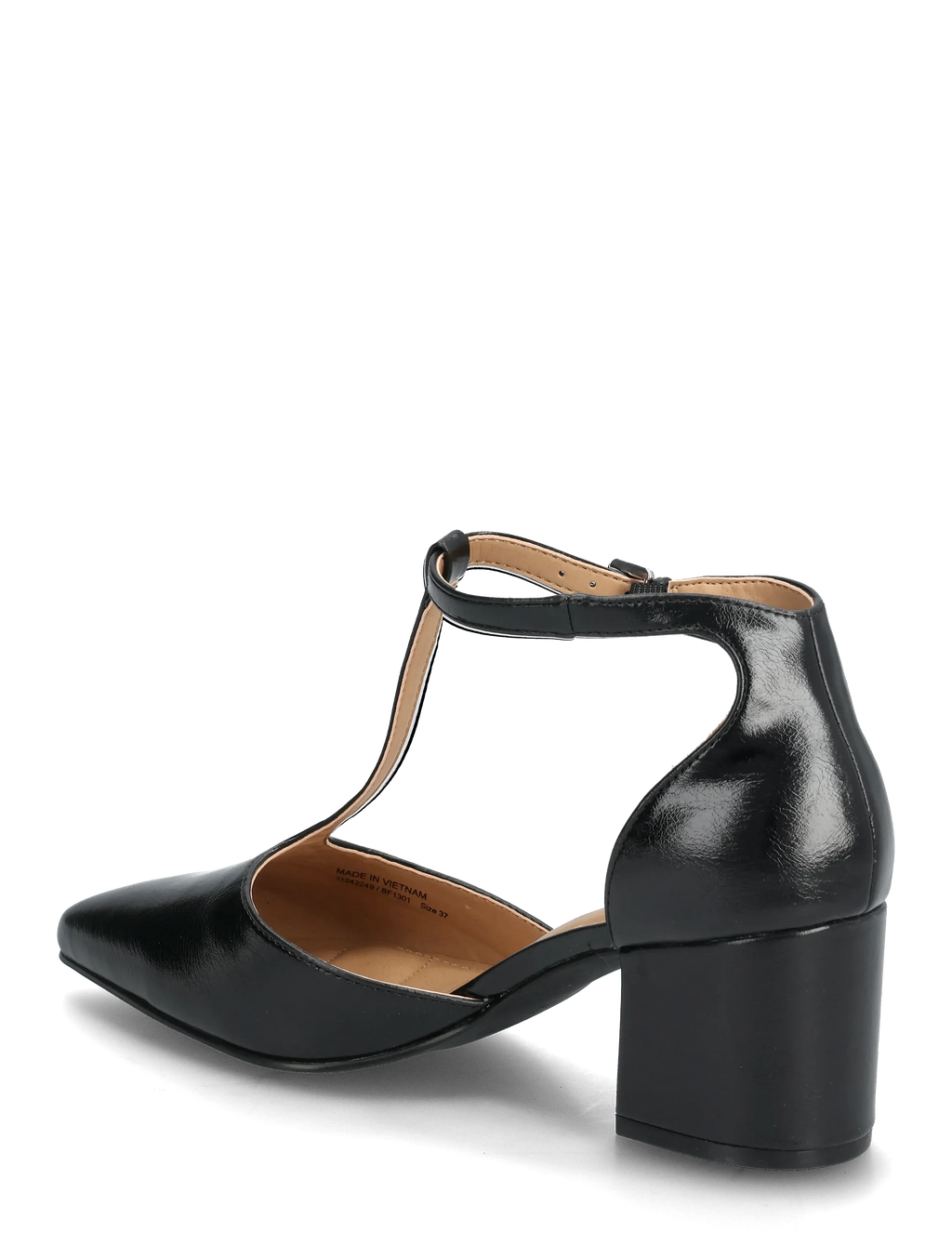 Biadevived T-Strap Faux Leather Pumps