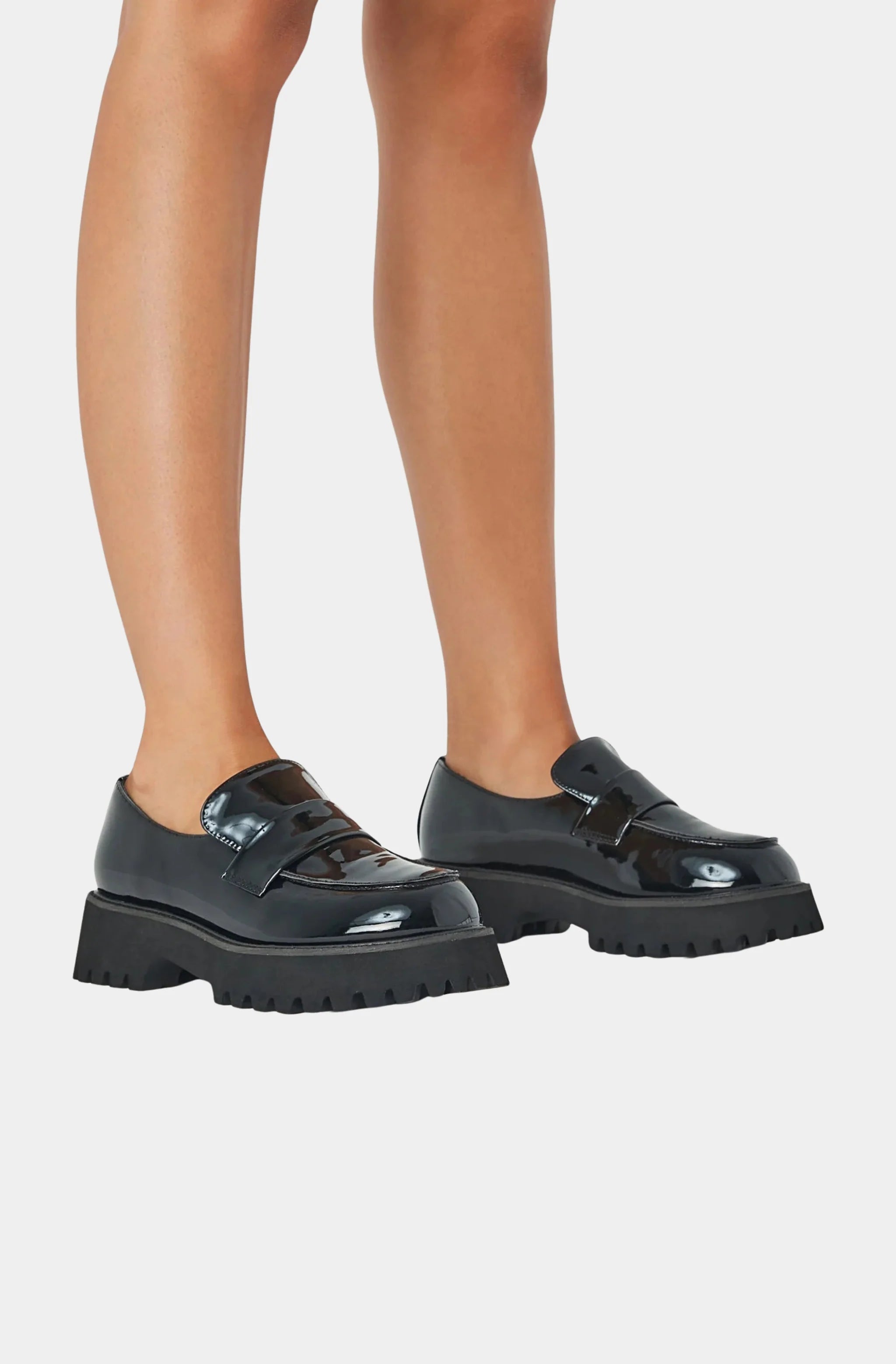 Billini Crinkle Patent Cruz Loafer