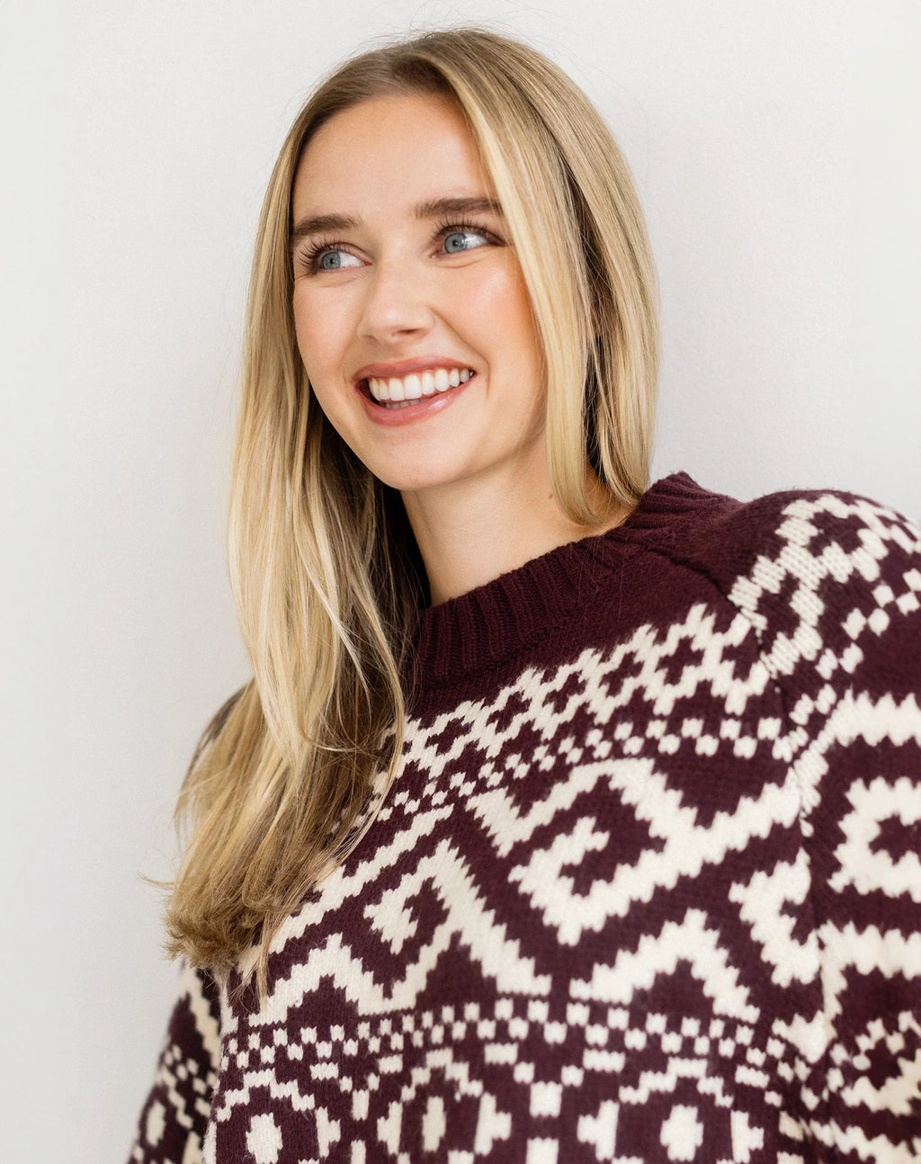 Fair Isle Knit Sweater