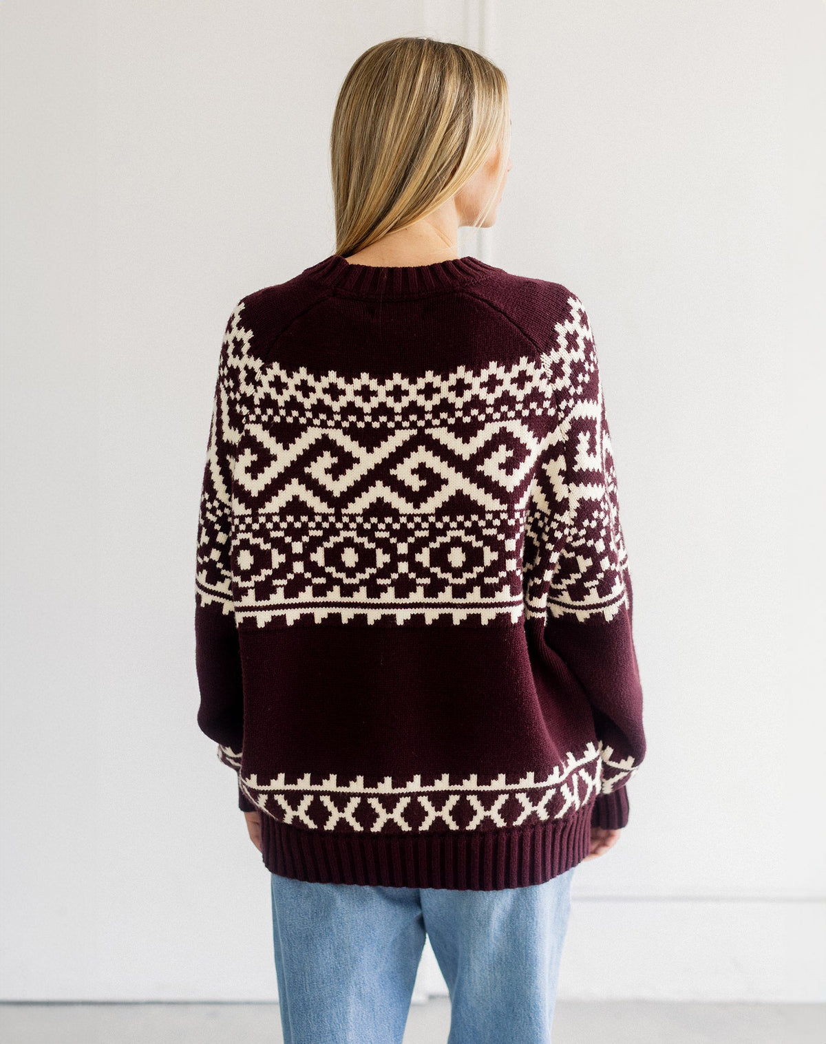 Fair Isle Knit Sweater