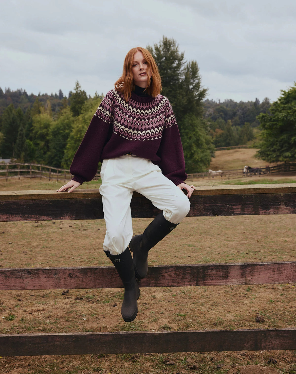 Fair Isle Jacquard Sweater