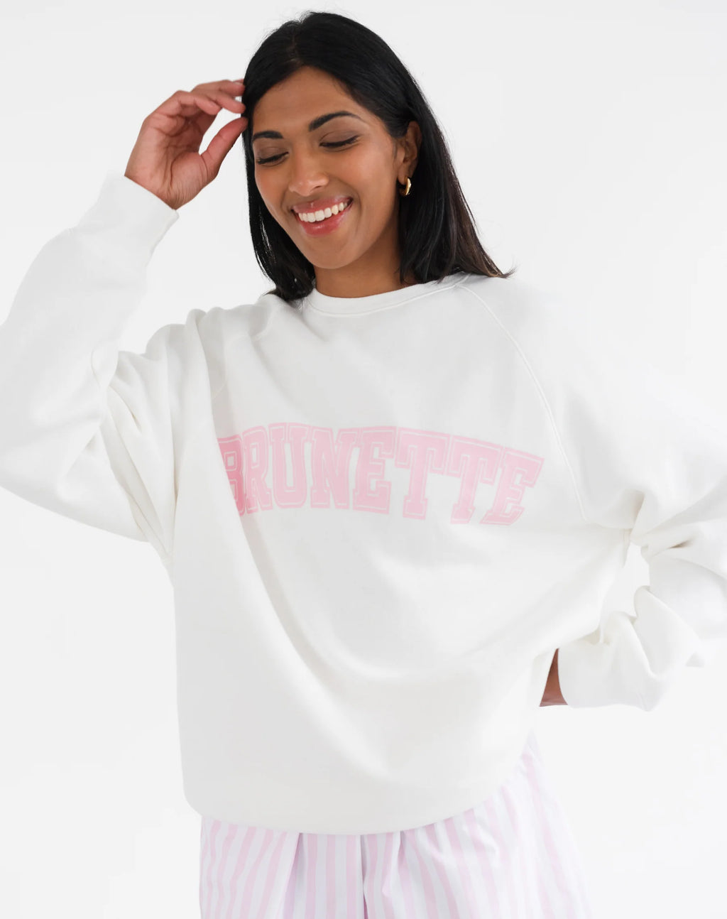 Brunette Varsity Not Your Boyfriend's Crew