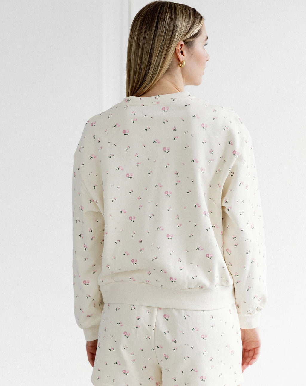 Floral Elastic Crew
