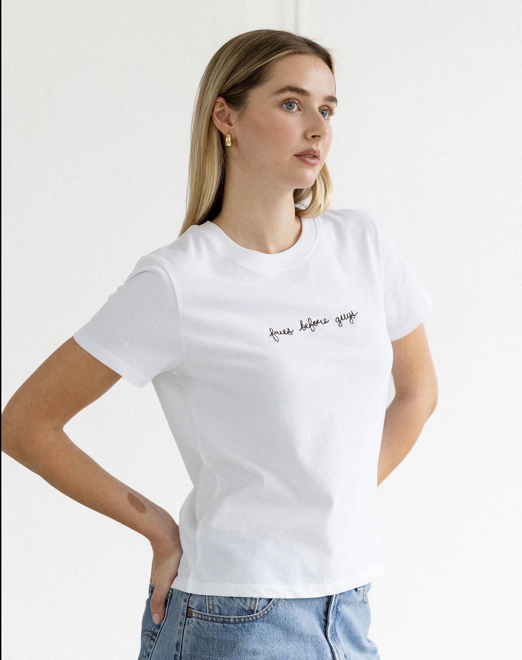Fries Before Guys Paris Tee