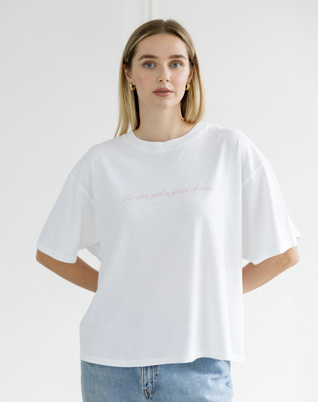 Rose Boxy Tee
