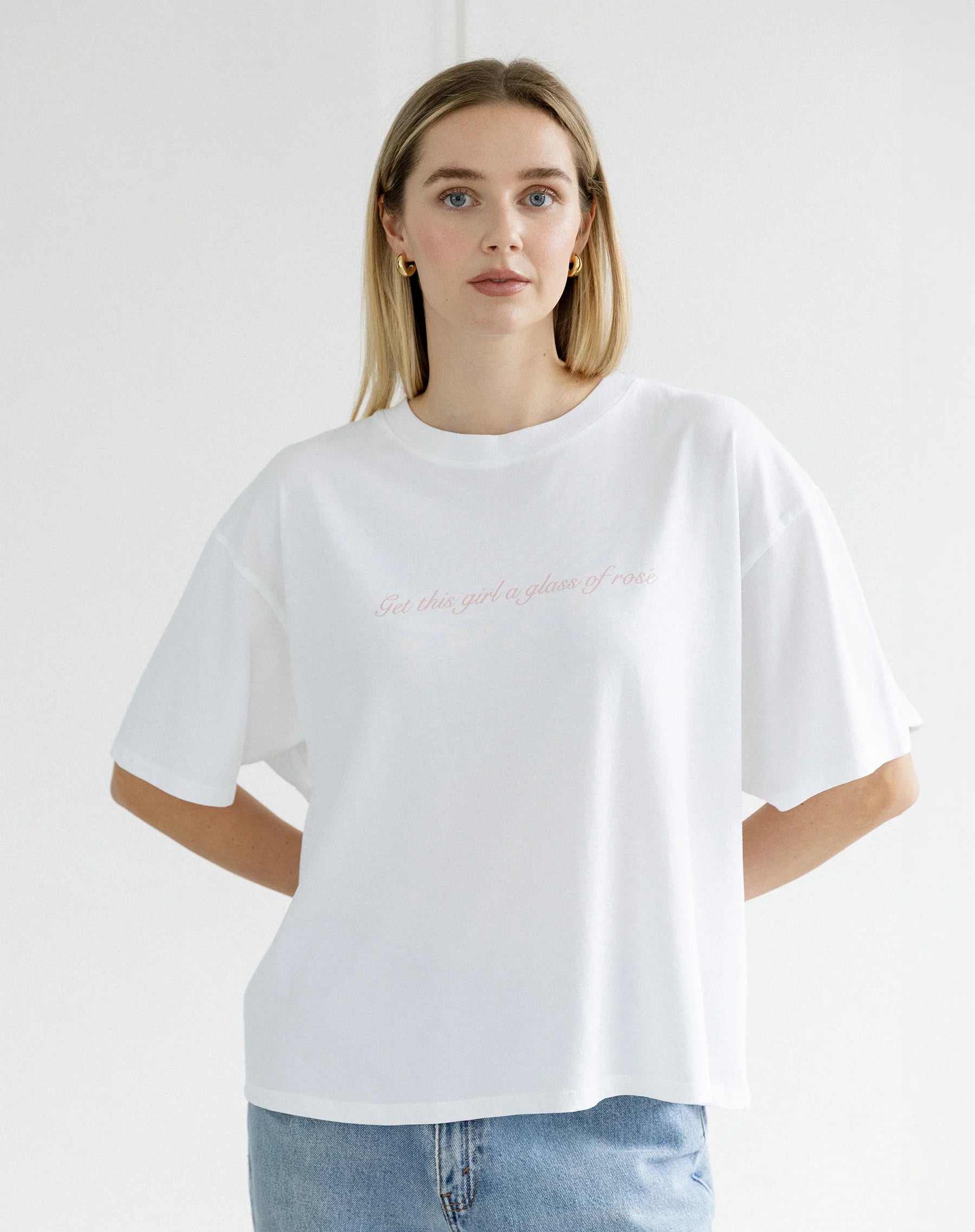 Rose Boxy Tee