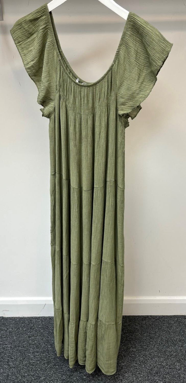 Camila Gauze Cotton Gypsy Dress