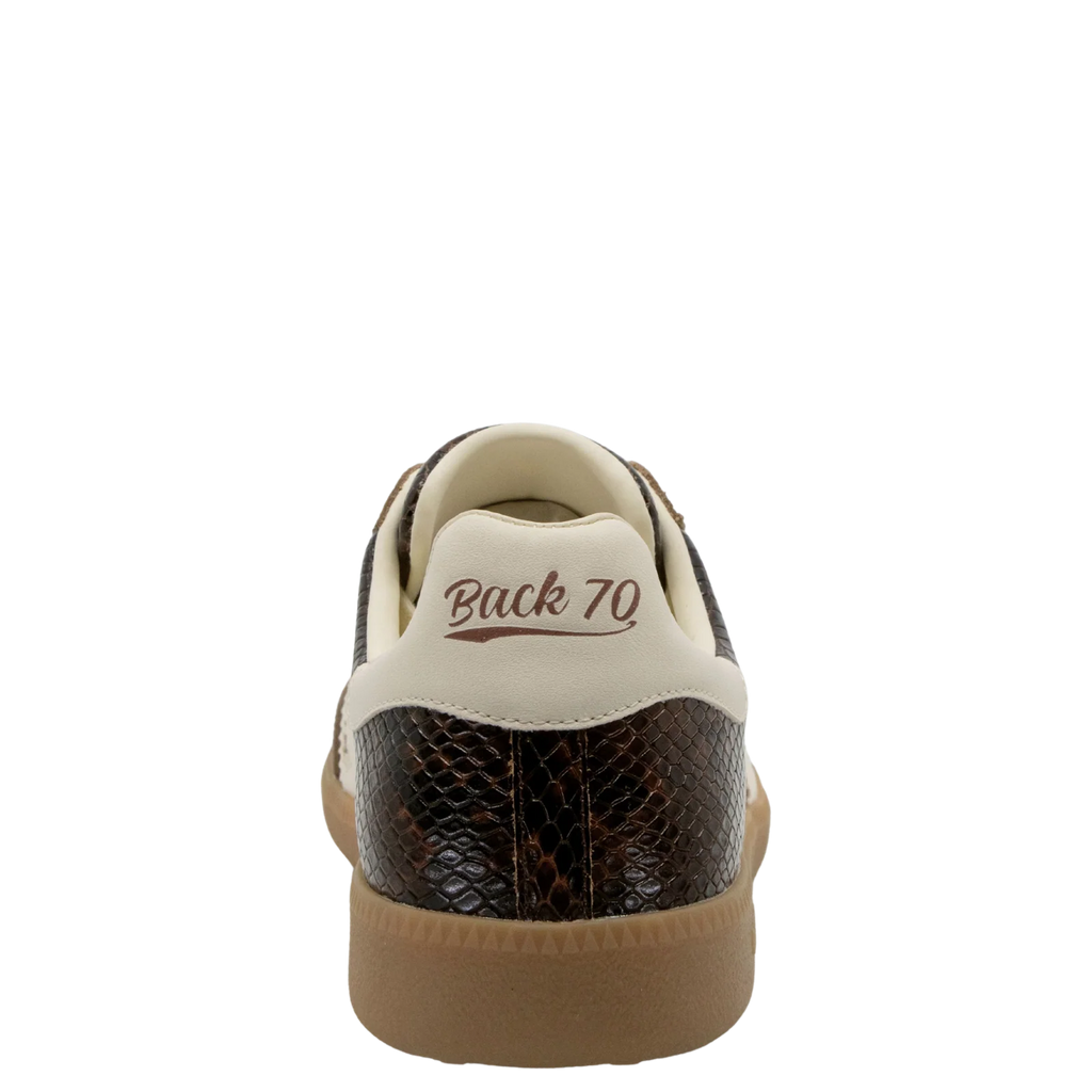 Cloud Snakeskin Leather Retro Sneakers
