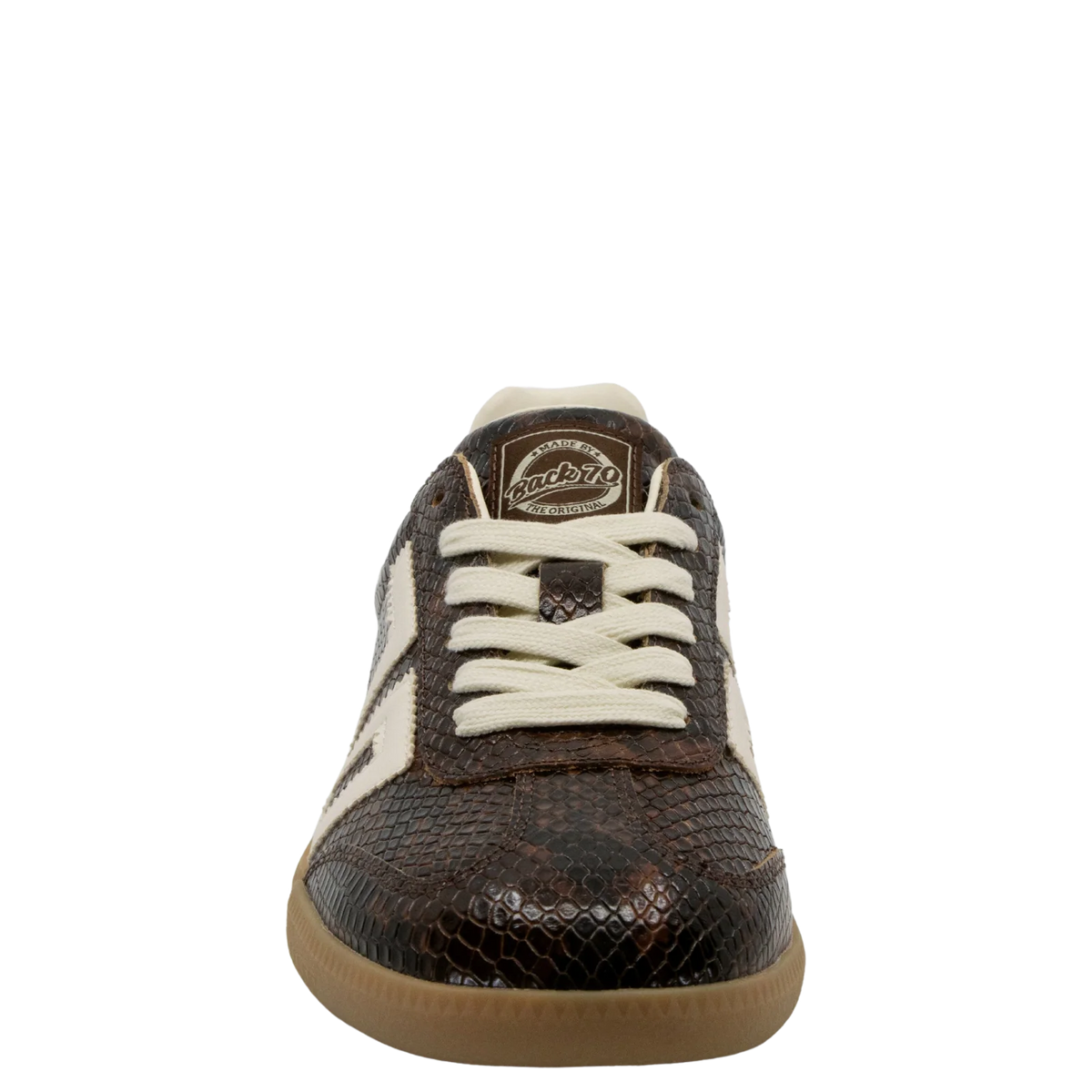 Cloud Snakeskin Leather Retro Sneakers