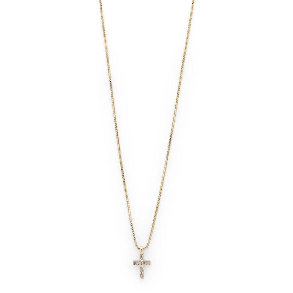 Clara Recycled Cross Necklace
