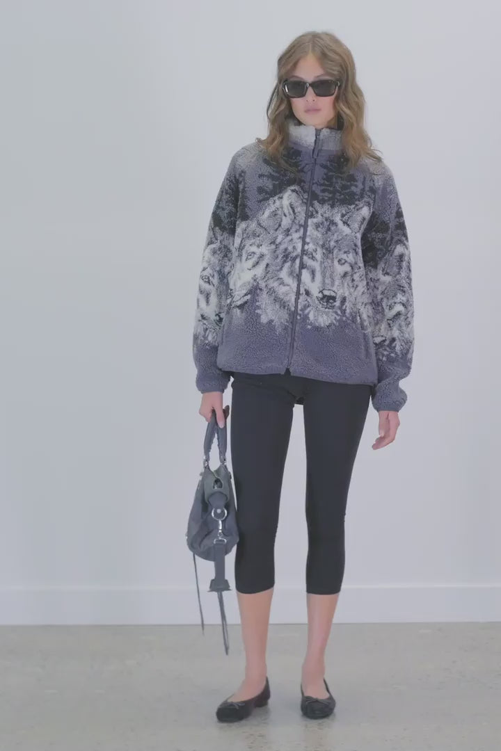 Printed Sherpa Fleece