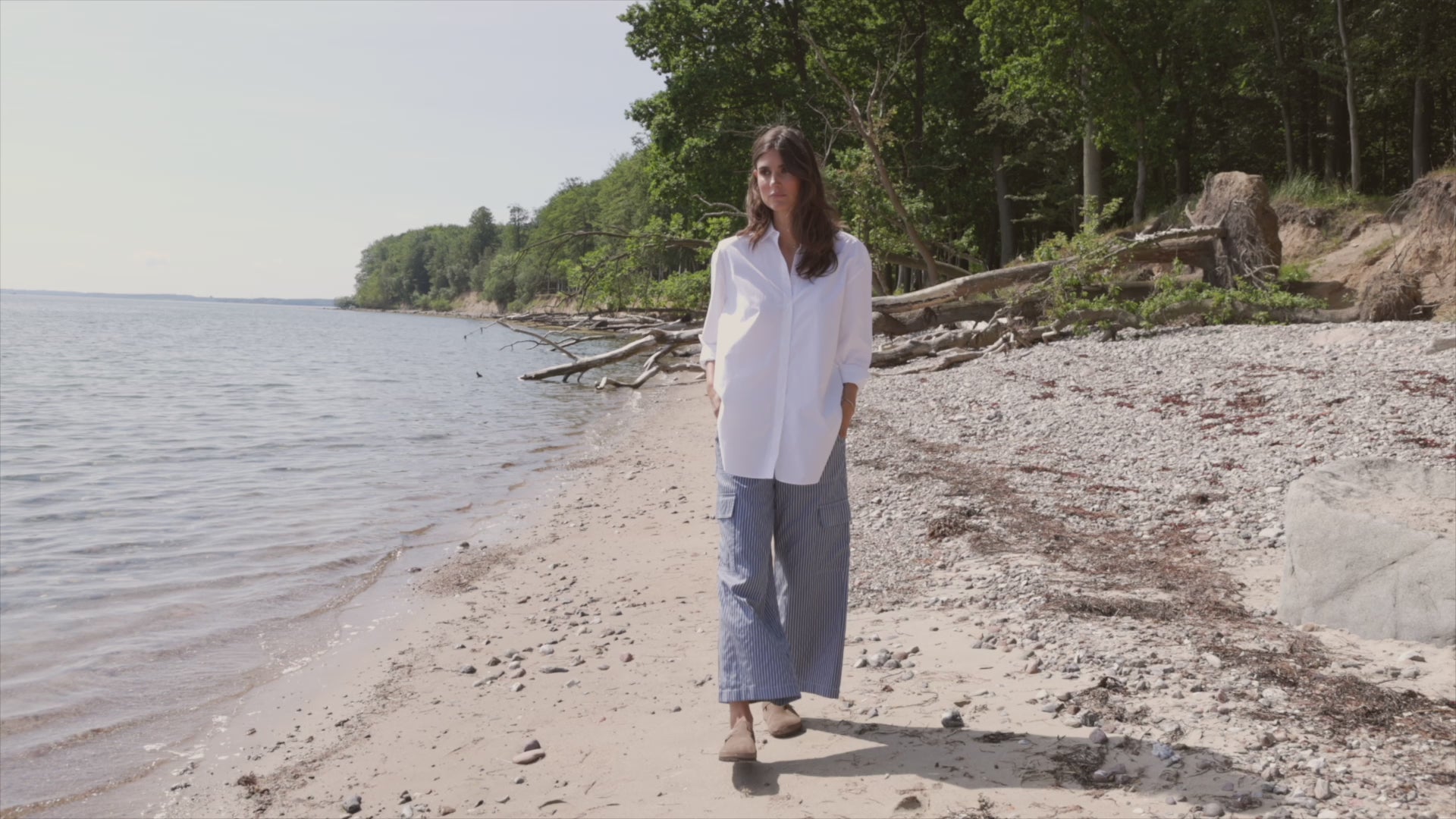 Netti Oversized Button-Up Shirt