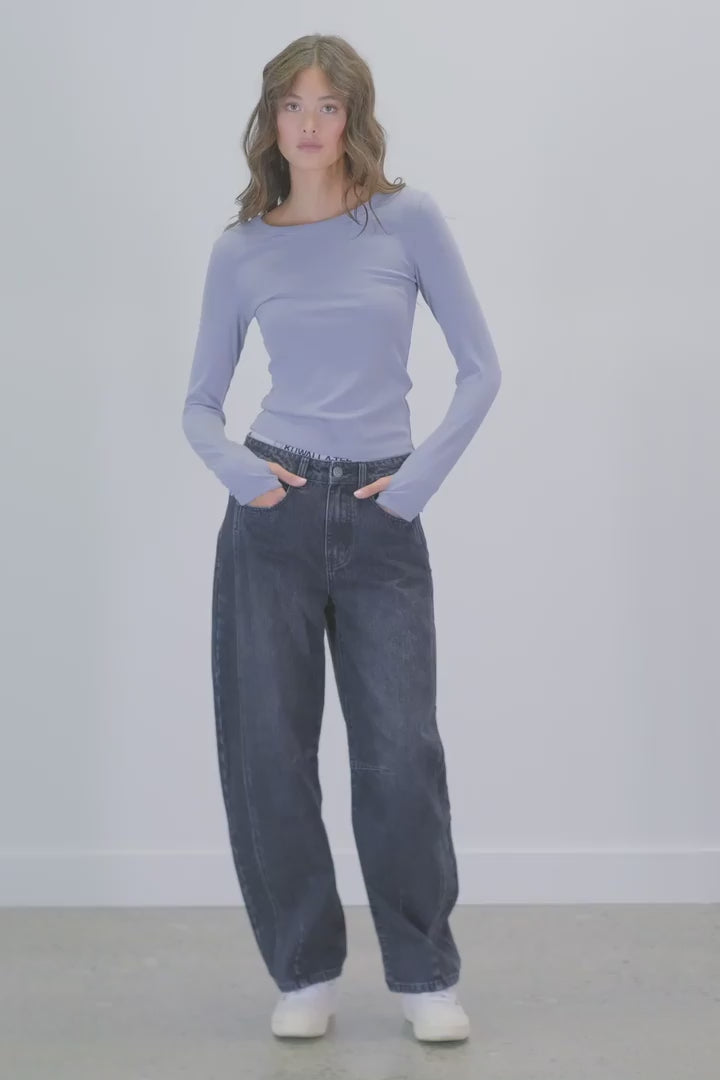 Plush Rib Long Sleeve