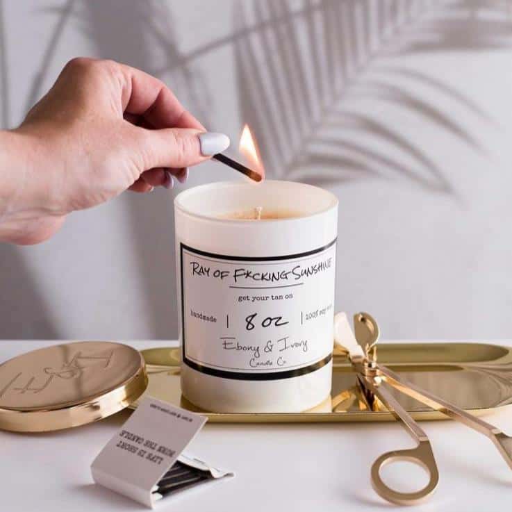 Ray Of F*cking Sunshine Candle