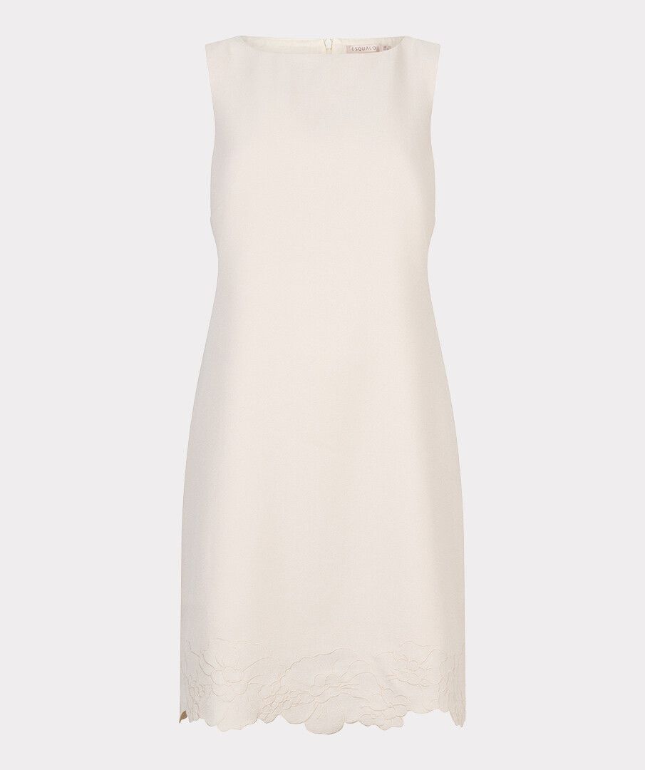 Sleeveless Floral Hem Mini Dress