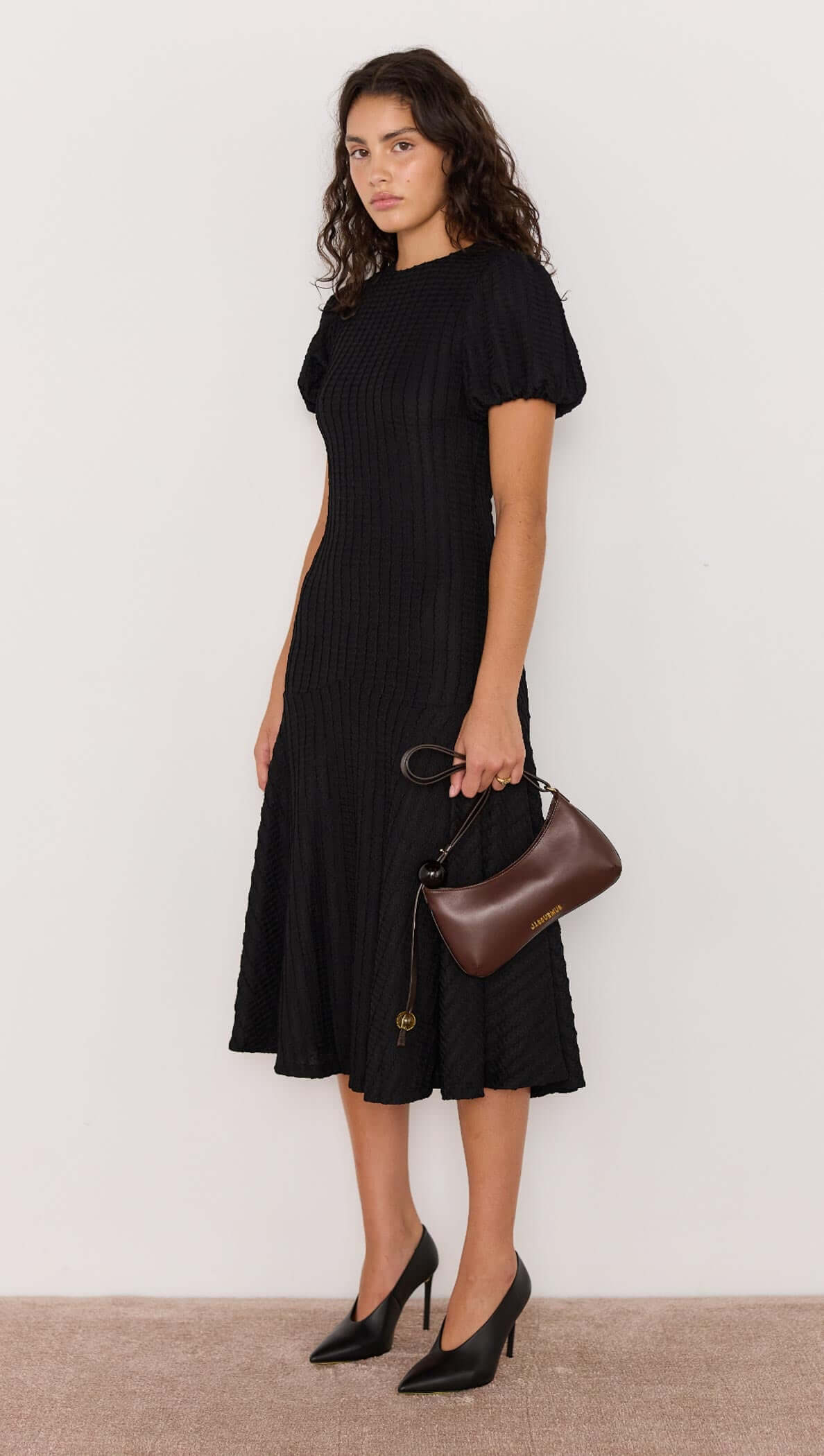 Anais Drop Waist Midi Dress