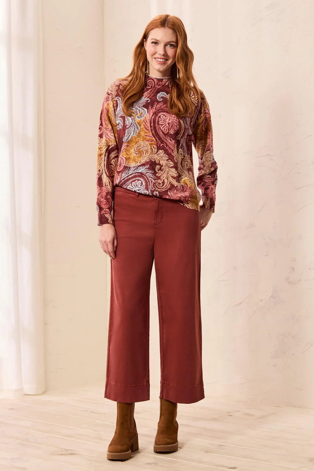 Comfort Stretch High Rise Palazzo Pants