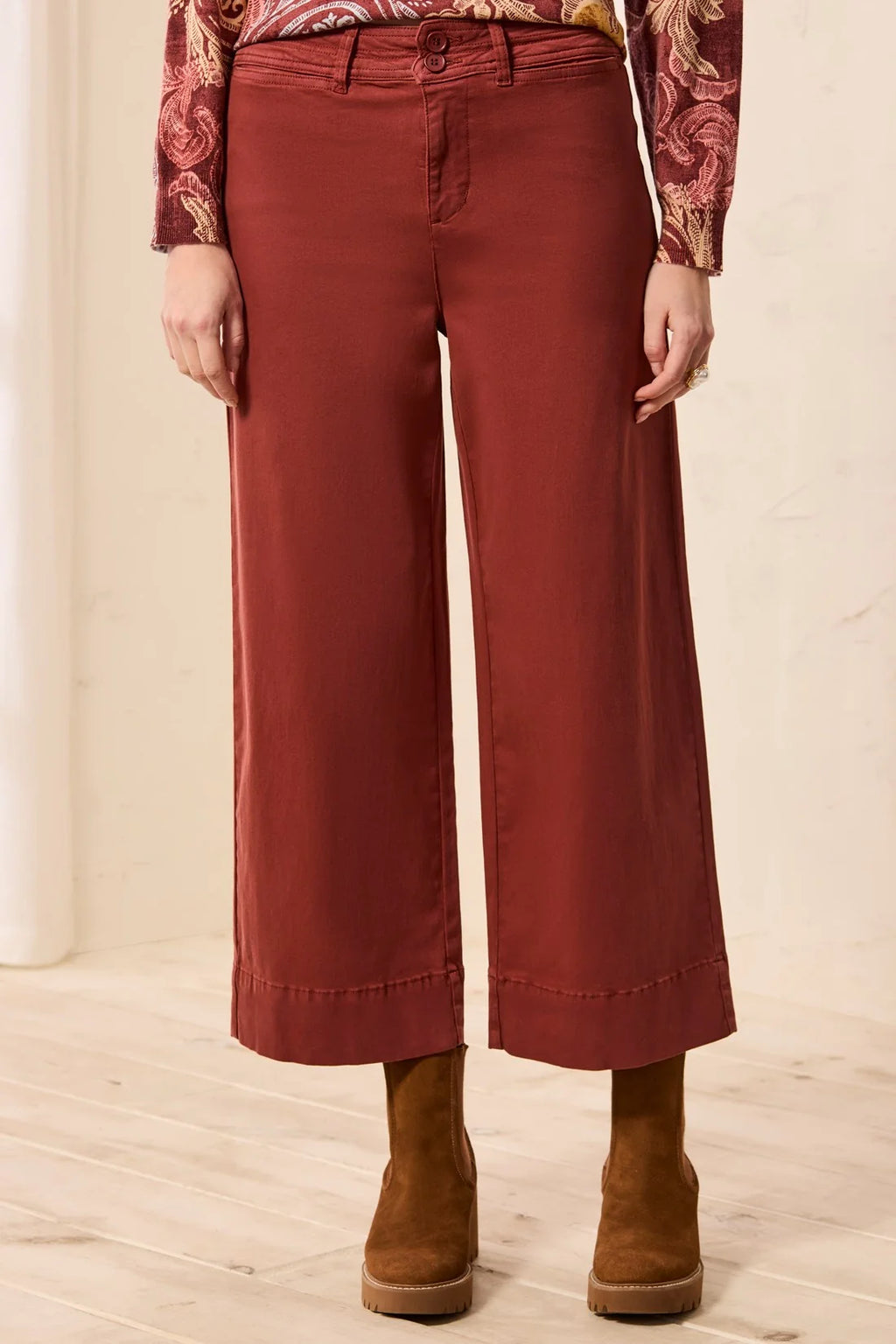 Comfort Stretch High Rise Palazzo Pants