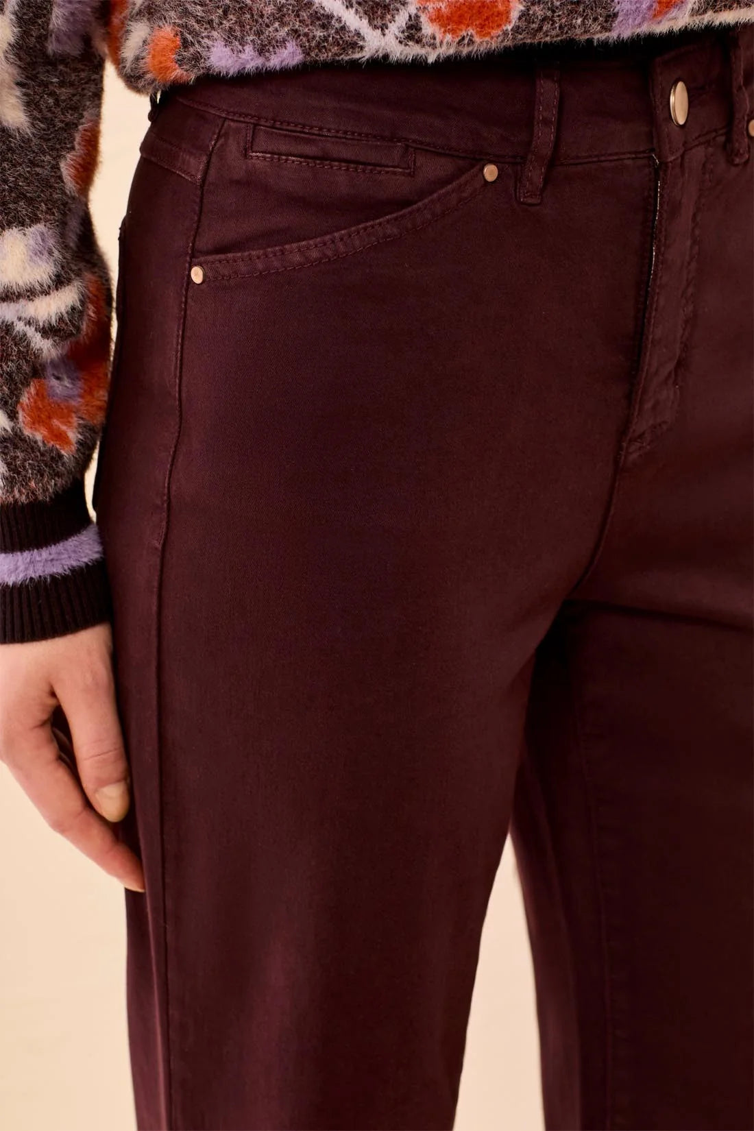 Comfort Stretch Wide Leg Pull-On Pants