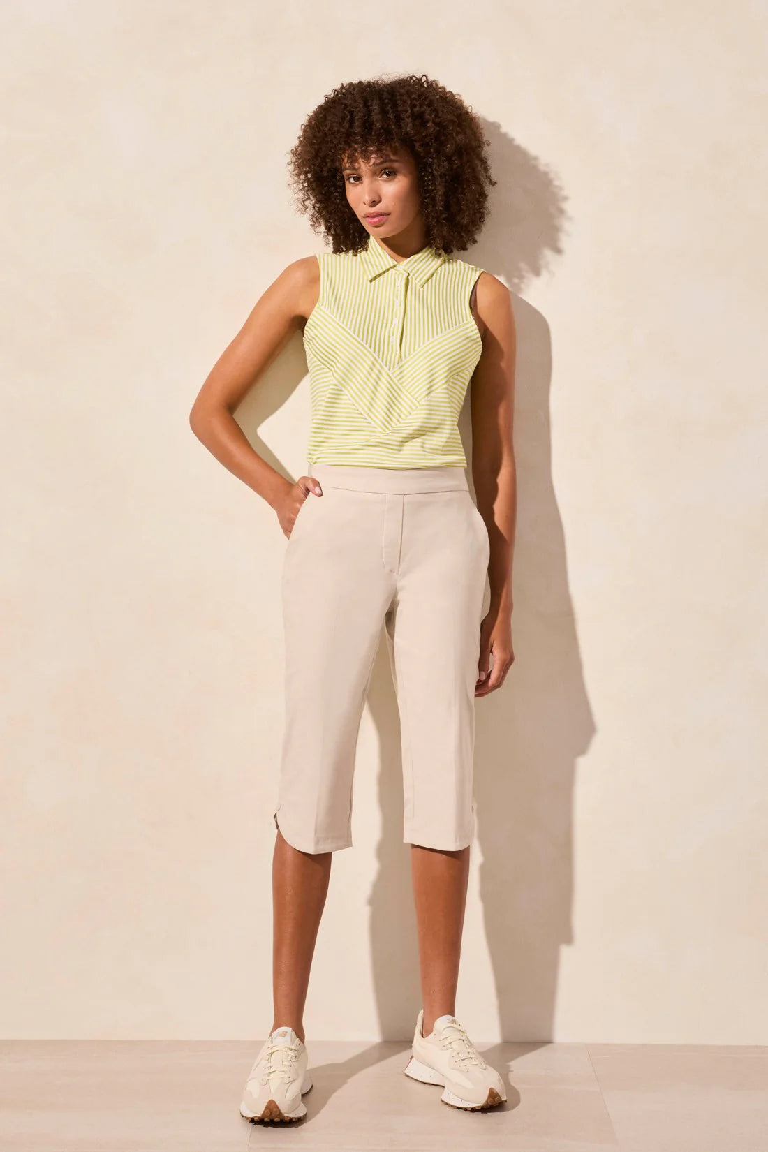 Flatten It® Pull-On Capri with Zip Pockets