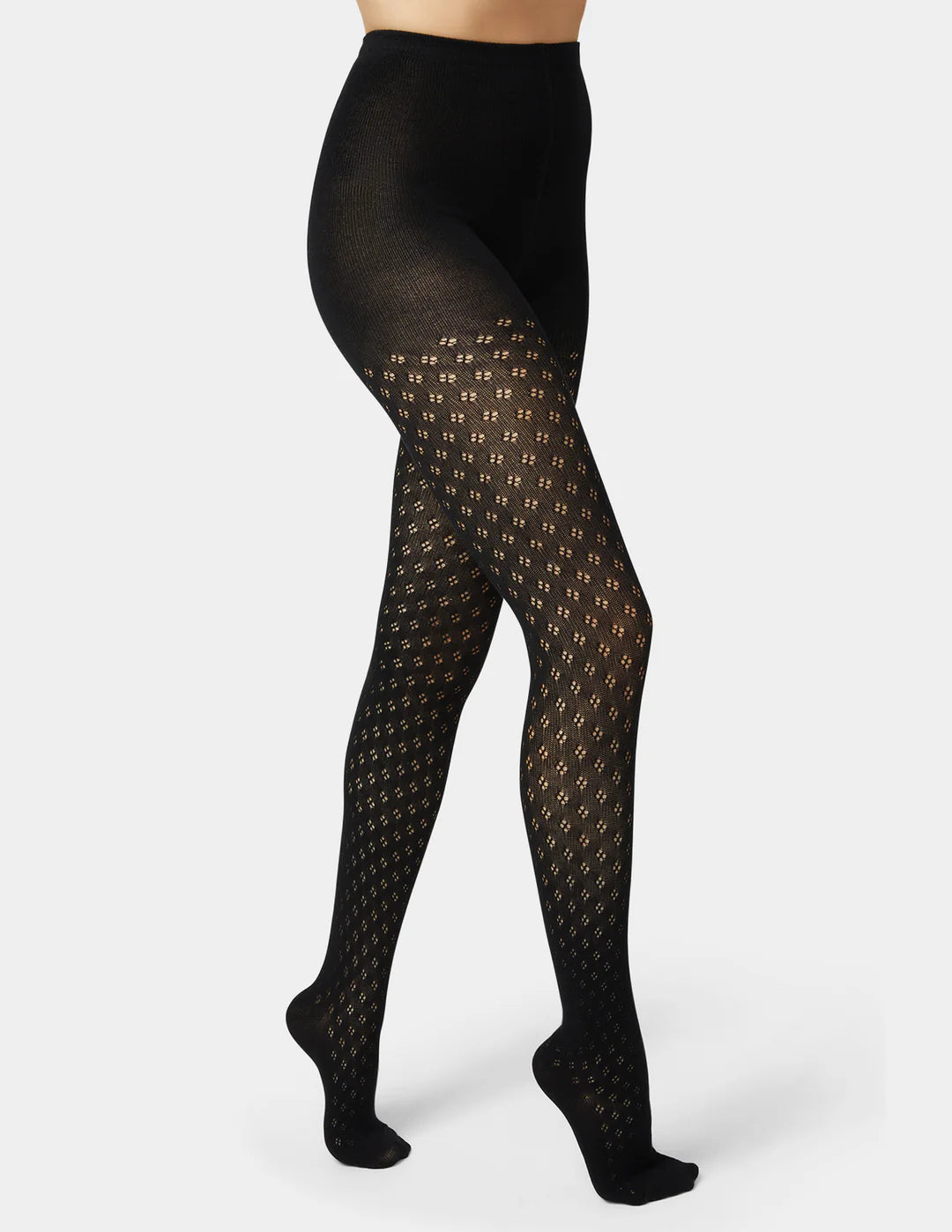 Pointelle Diamond Sweater Tight