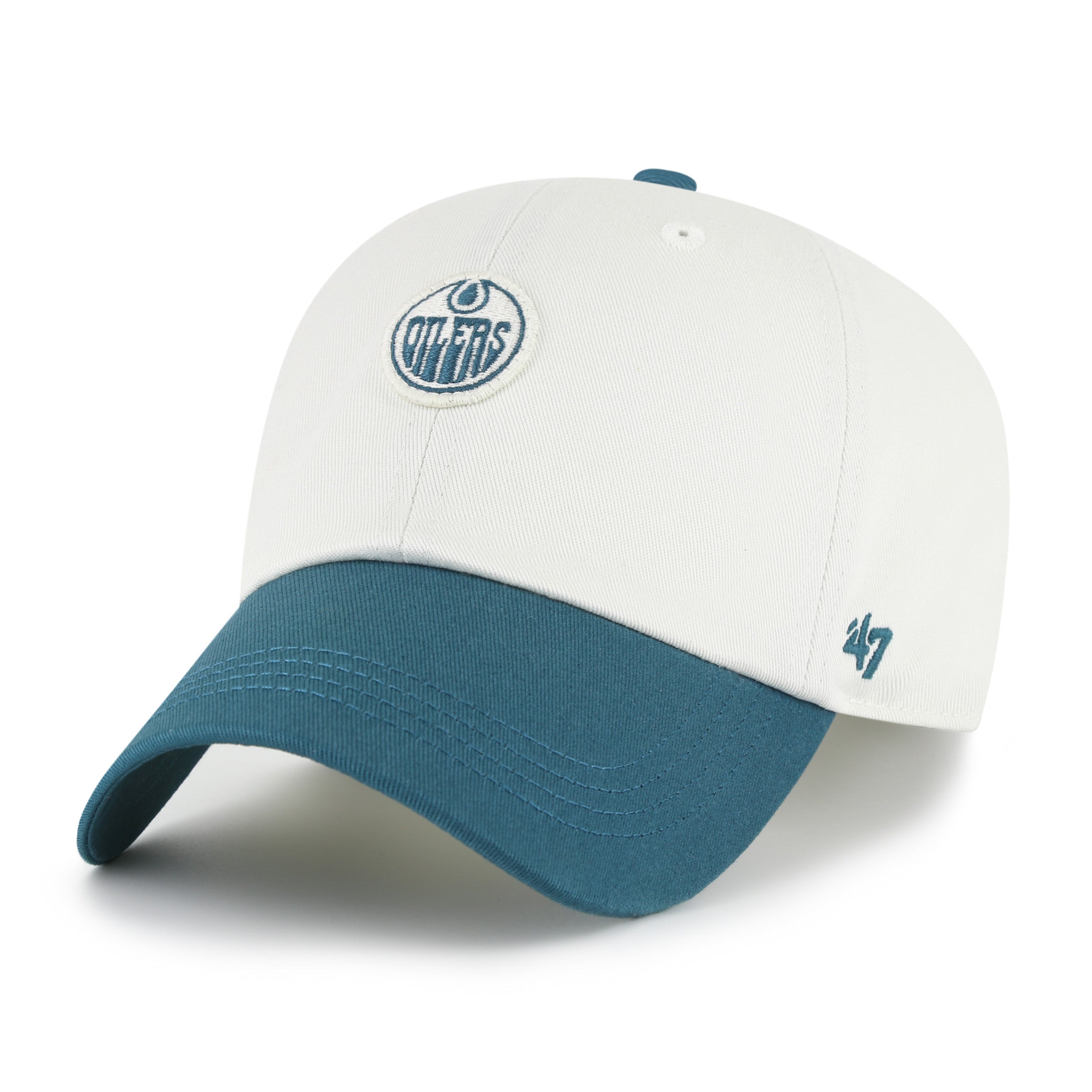Edmonton Oilers Contemporary Two Tone '47 Clean Up Dad Cap