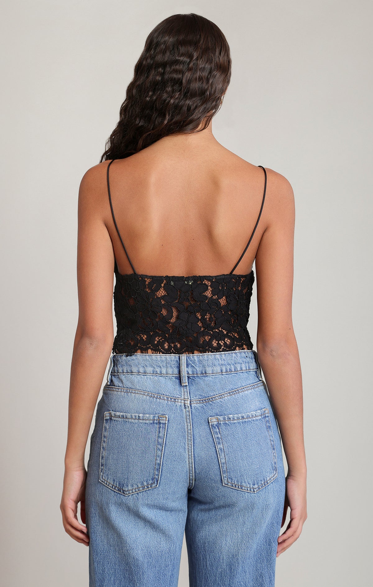 Embroidered Lace Detail Camisole