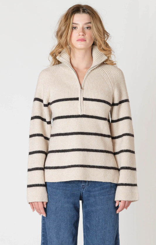 Half Zip Longline Sweater