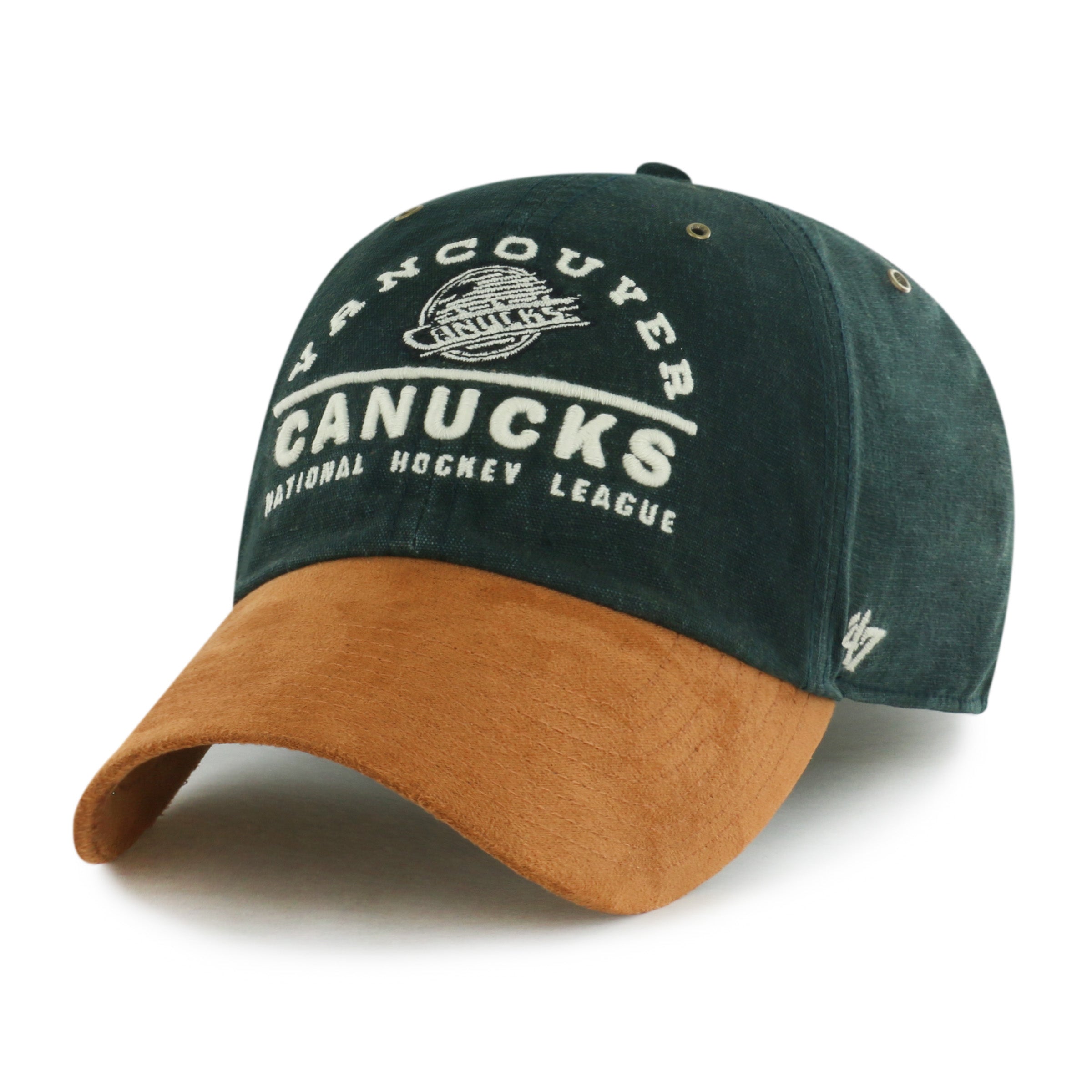 Vancouver Canucks Windham Suede '47 Clean Up Dad Cap