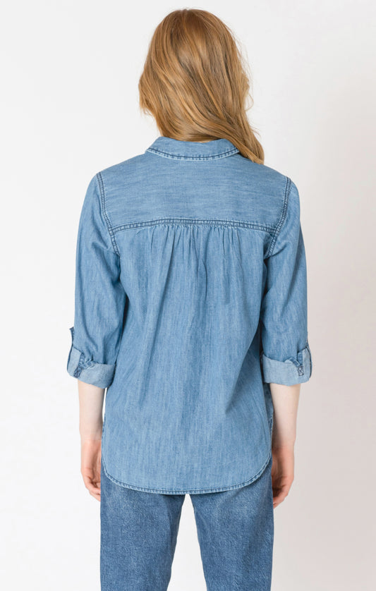 Washed Pocket Denim Shirt