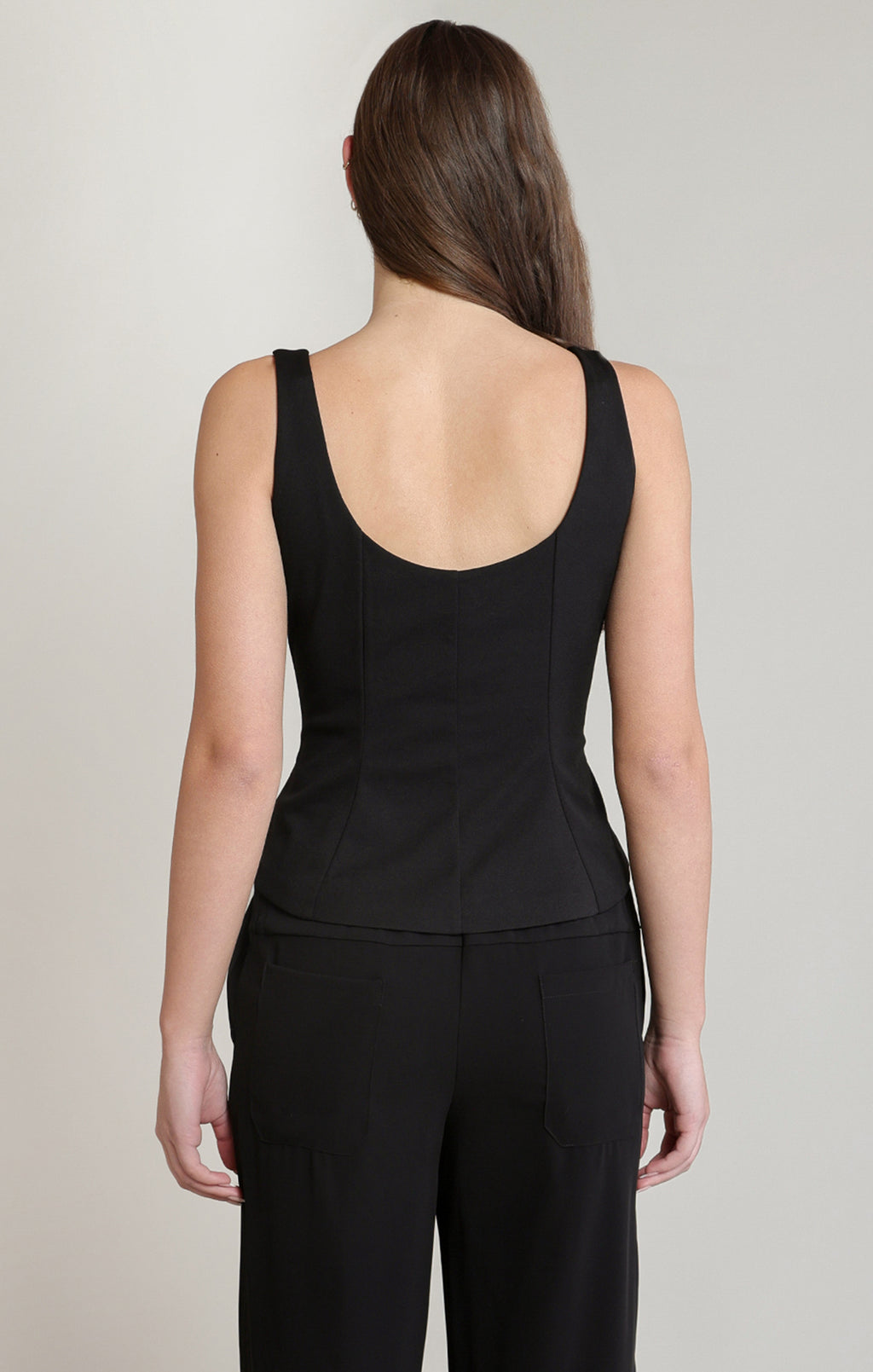 Rhinestone Embellished Peplum Sleeveless Top